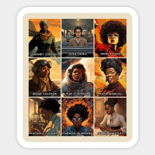 Great Women of Black History Sticker